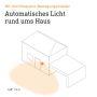 Lampa elewacyjna z czujnikiem ruchu i zmierzchu Steinel L 800 SC LED 7,7W Bluetooth Mesh STEINEL Connect przyjazny dla owadów 1800K 428lm IP44 IK03 230V downlight antracyt / aluminium - 6