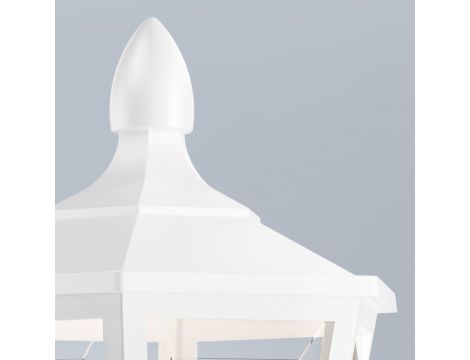 Lampa elewacyjna z czujnikiem ruchu i zmierzchu Steinel L 16 S PIR max.20W w Led E27 IP44 IK03 230V biały / tworzywo sztuczne - 4