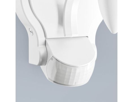 Lampa elewacyjna z czujnikiem ruchu i zmierzchu Steinel L 16 S PIR max.20W w Led E27 IP44 IK03 230V biały / tworzywo sztuczne - 5