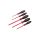 Kpl. Wkrętak Izolowany Płaski 1000V 2,5mm 3,5mm 4,0mm 5,5mm 6,5mm Zestaw 5 szt. 117700 Cimco