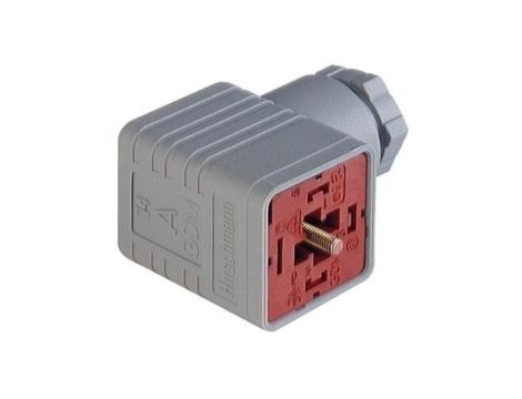 Złącze zaworowe przyłączeniowe do gniazda kabla typ A 4-PINowe 250 V GDM 3011 J grau