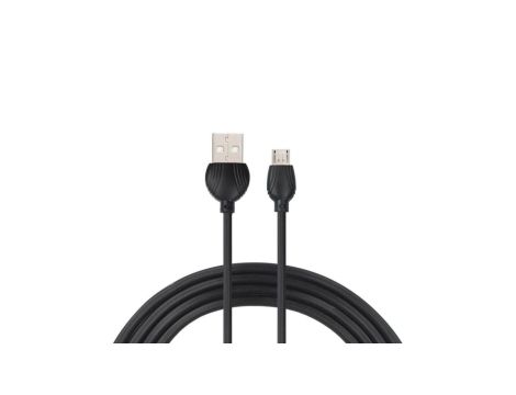 Kabel micro USB czarny 1m VA0015 VAYOX