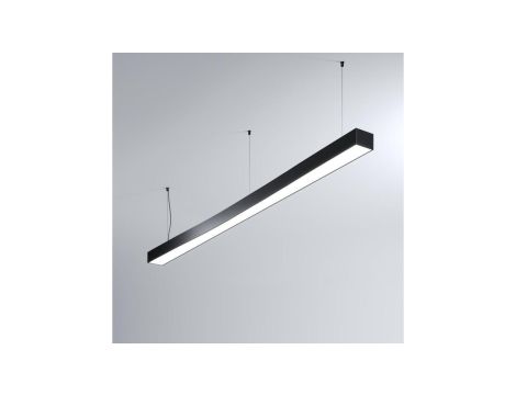 Oprawa MI-WAVE-04, zwieszana, bez LED i zasilacza, IP20, czarny anodowany KLUŚ