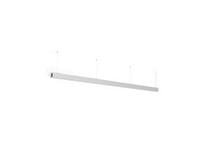 Oprawa Serpent L=3m, ZW, down or upidown, klosz Mleczny, bez LED, srebrny anodowany KLUŚ