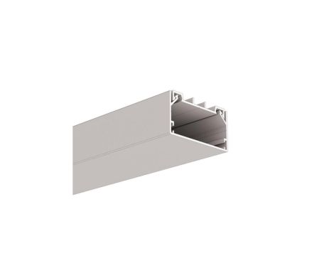 Profil Led BOX-M 2m srebrny anodowany KLUŚ (bez osłony)