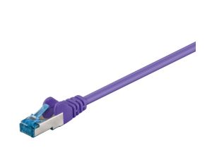 CAT 6AKabel łączący, S/FTP (PiMF), Fioletowy - Długość kabla 7.5 m