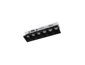 Optyka DOT-22 6xLED, CV 24VDC, 6,2W, 3000K, 48deg, czarny lakier mat KLUŚ