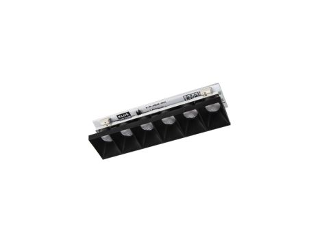 Optyka DOT-22 6xLED, CC 350mA, 6,2W, 4000K, 20deg, czarny lakier mat KLUŚ