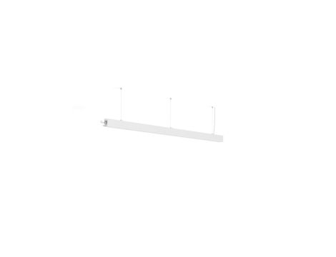 Oprawa Serpent L=2m, ZW, down or upidown, klosz Mikropryzma, bez LED, biały mat lakier KLUŚ