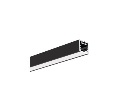 Profil Led PDS-ZM-PLUS 2m czarny anodowany KLUŚ (bez osłony)