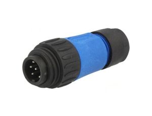 Złącze okrągłe wtyk na przewód -PIN 7 męskie 6+PE C01630H00610010