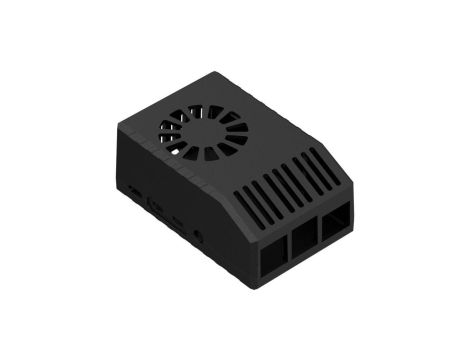 Obudowa do sbc raspberry pi4, z-pi4 czarna ABS - Z-Pi4 ABS
