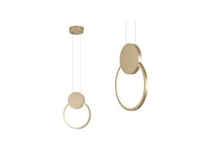 Lampa wisząca LED,lampa sufitowa 11W, 660lm, 4000K, IP20, różowe złoto, FOREVER HOROZ