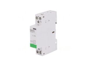 Stycznik 2-biegunowy instalacyjny 20A 230VAC NC + NO IKA 30.046.009