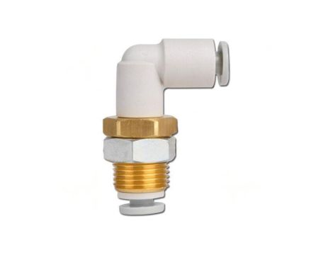 Złączka wtykowa gwintowana,kątowa 90 -1-10bar Gwint M16 KQ2LE08-00A