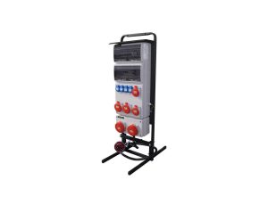 Rozdzielnica budowlana na stojaku IP 44 ERB63AWN4 17446 63A 4xGS 250V 2xCEE 16A 5P 2xCEE 32A 5P 2xCEE 63A 5P
