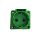 Gniazdo tablicowe 16A 250V IP54 SCHUKO Typ F zielone TP Electric 0589