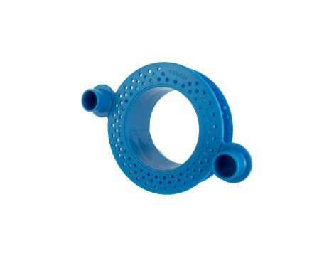 Pierścień mocujący Thermofix do montażu puszek podtynkowych Ø68mm w elewacji styropianie EPS ETICS rękaw instalacyjny Ø74mm nieb