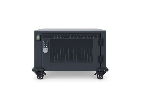 Szafa Ładowania Tabletów Smartfonów 16 Portów USB-C 45W Techly Wózek PD QC I-CABINET-16DUCTY