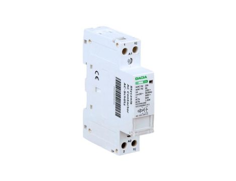 Stycznik modułowy HC 25A 1P 2T 25A 1NO 1NC 230V na szynę TH