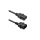 Qoltec Kabel zasilający IEC C13 C14 3x0.75mm Czysta miedź Cu 2m