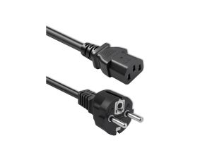 Qoltec Kabel zasilający SCHUKO CEE 7/7 (E/F) IEC C13 3x1.00mm Czysta miedź Cu 1.5m