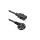 Qoltec Kabel zasilający wtyczka kątowa SCHUKO CEE 7/7 (E/F) IEC C13 3x1.0mm Czysta miedź Cu 1.8m