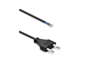 Qoltec Kabel zasilający CEE 7/16 (C) 2x0.75 mm miedź Cu odizolowany lutowany 1.8m
