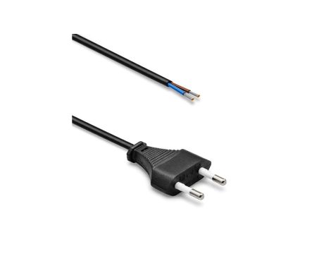 Qoltec Kabel zasilający CEE 7/16 (C) 2x0.75 mm miedź Cu odizolowany lutowany 1.8m