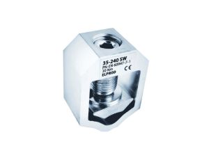 Zacisk szynowy typu V, 2402 metaliczny V35-240SW 84342000 /10szt./