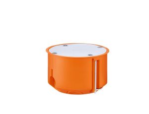 Puszka do pustych ścian 70 mm, płytka (z pokrywą) P70F pomarańczowy 33242008 /12szt./