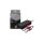 Qoltec Automatyczna ładowarka do akumulatora AGM GEL STD Prostownik 12V 2A 24W LED Kabel 1.8m