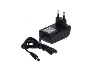 Zasilacz led gniazdkowy 12V 12W 5.5/2.5 czarny