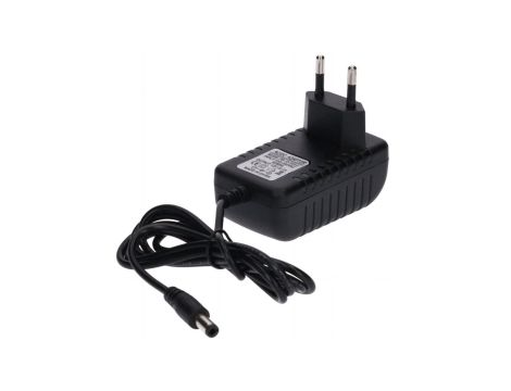 Zasilacz led gniazdkowy 12V 12W 5.5/2.5 czarny