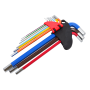AWTOOLS KLUCZE IMBUSOWE HEX/ 1,5-10,0mm/ 9szt. KOLOR  BLACK LINE - 3