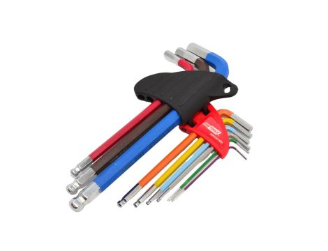AWTOOLS KLUCZE IMBUSOWE HEX/ 1,5-10,0mm/ 9szt. KOLOR KULA BLACK LINE - 2