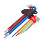 AWTOOLS KLUCZE IMBUSOWE HEX/ 1,5-10,0mm/ 9szt. KOLOR KULA DŁUGIE BLACK LINE - 3