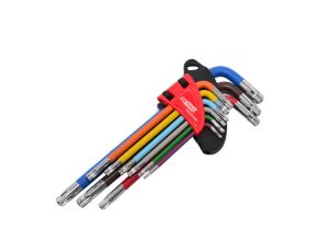 AWTOOLS KLUCZE IMBUSOWE TORX/ T10-T50/  9szt. KOLOR BLACK LINE