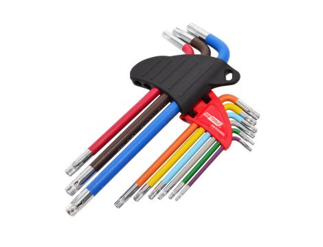 AWTOOLS KLUCZE IMBUSOWE TORX/ T10-T50/  9szt. KOLOR BLACK LINE - 2