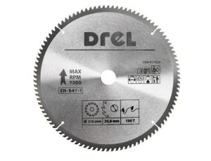 DREL PIŁA TARCZOWA WIDIOWA 210 x 30 mm, 100T, ALUMINIUM