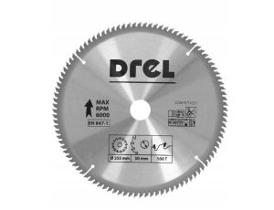 DREL PIŁA TARCZOWA WIDIOWA 255 x 30 mm, 100T, ALUMINIUM