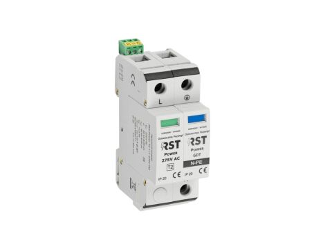 Ogranicznik przepięć T2 RST Power T2 1+1 275V FM 802 216