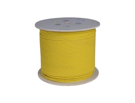 Kabel sieciowy U/UTP kat.6 skrętka 4x2x0,57mm wewnętrzny B2ca bezhalogenowy LSOH żółty Molex /500m/