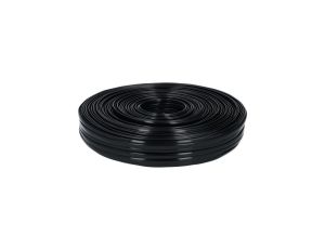 Kabel telefoniczny płaski YTLYp 4x0,12mm2 Cu czarny 150V linka Atel /300m/