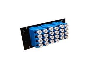 Płytka 24FO sześciodrożna 6xQuad LC OS1/OS2 niebieska Molex