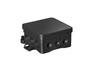 Puszka instalacyjna natynkowa typu NS5 75x75x40mm czarna IP54 FastboxiHook SIMET