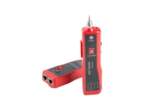 Szukacz par przewodów Lokalizator kabli Wire Tracker z testerem kabli RJ45 Lanberg NT-0501