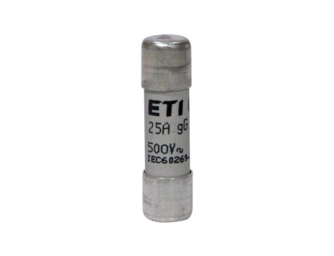 Bezpiecznik Wkładka topikowa CH10x38 25A gG 500V ETI