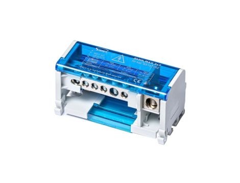 Blok rozdzielczy modułowy ShNK Listwa łączeniowa 2x7 125A na szynę DIN TH35 7x (1x 35mm2 + 1x 25mm2 + 5x 6mm2+) SIMET