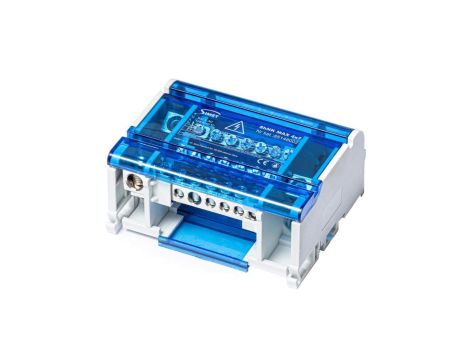Blok rozdzielczy modułowy ShNK Listwa łączeniowa 4x7 125A na szynę DIN TH35 7x (1x 35mm2 + 1x 25mm2 + 5x 6mm2+) SIMET